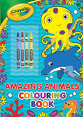 Crayola Amazing Animals Colouring Book - MPHOnline.com