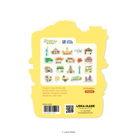 DS-DL-006 Sticker: Sunrise Kuala Lumpur