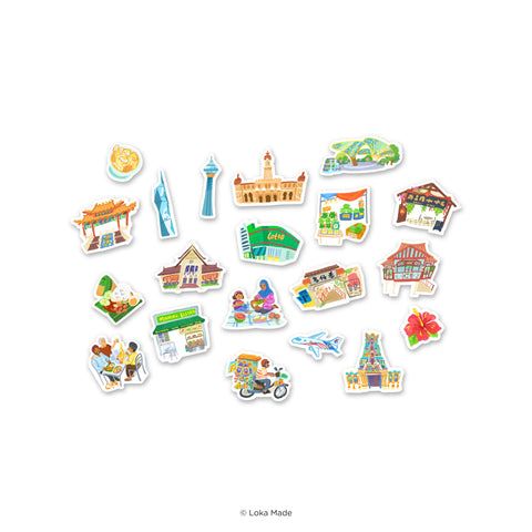 DS-DL-006 Sticker: Sunrise Kuala Lumpur