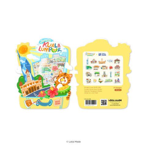 DS-DL-006 Sticker: Sunrise Kuala Lumpur