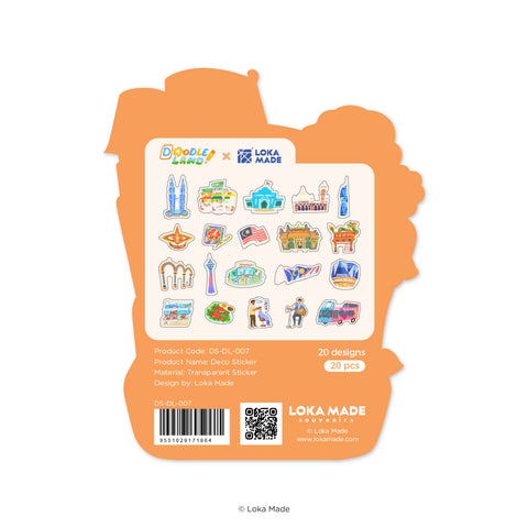 DS-DL-007 Sticker: Blossom Hours in Kuala Lumpur