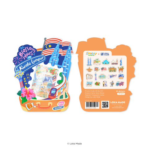 DS-DL-007 Sticker: Blossom Hours in Kuala Lumpur