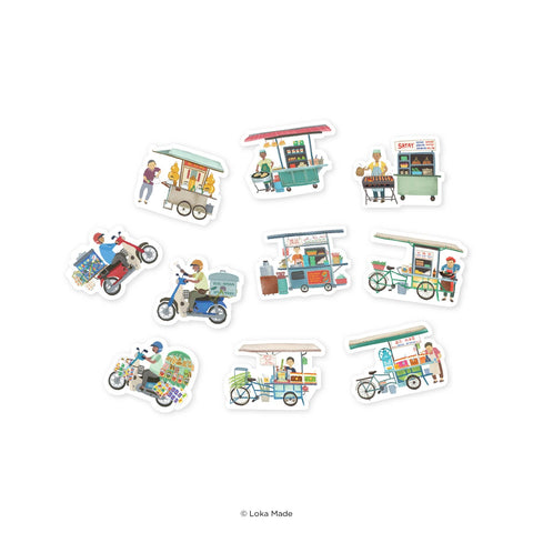 Stickers DS01 Nostalgia on Wheels