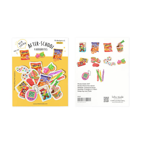 Stickers DS07 After- School Favorites