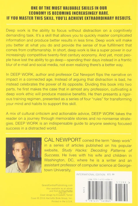 Deep Work: Rules for Focused Success in a Distracted World - MPHOnline.com