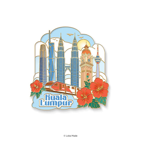 Enamel Magnet: EM22 Sky High KL