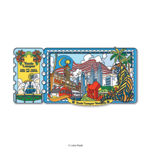 EM28 Magnet:Ticket To Kuala Lumpur