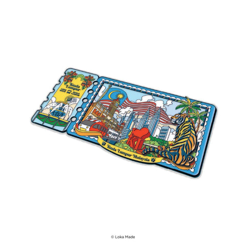EM28 Magnet:Ticket To Kuala Lumpur
