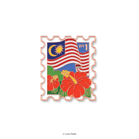 Loka Made ENA-PSB-02 Pin:Malaysia Stamp