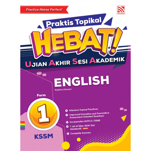 Praktis Topikal Hebat UASA KSSM (2023) English Form 1 - MPHOnline.com