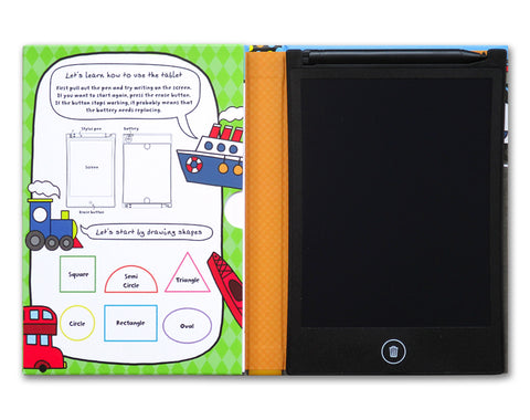 LCD Tablet & Flashcard -Things that Go - MPHOnline.com