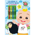 Cocomelon Coloring and Activity Book with Crayons - MPHOnline.com