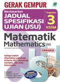 Gerak Gempur JSU KSSM Matematik Ting. 3 (Bilingual) - MPHOnline.com