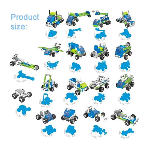 HANYE: Build & Play - 18 Models In 1 (175pcs) - MPHOnline.com