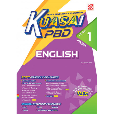 Kuasai PBD KSSM (2024) English Form 1 - MPHOnline.com