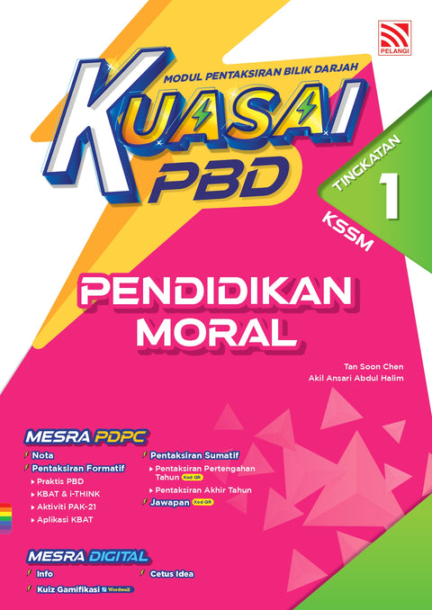 Kuasai PBD KSSM (2024) Pendidikan Moral Tg 1 - MPHOnline.com