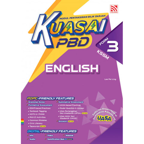 Kuasai PBD KSSM (2024) English Form 3 - MPHOnline.com