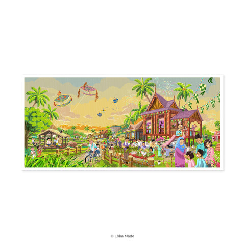 Postcard: Syawal Berseri, Hati Bersatu