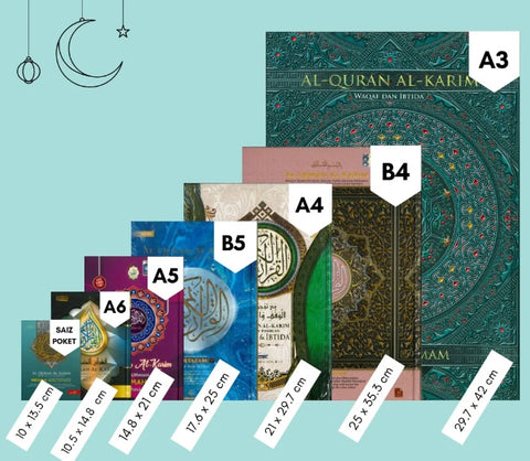 Al-Quran Tajwid dan Terjemahan Diari (Saiz Kecil - A6) - MPHOnline.com