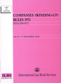 Companies (Winding-Up) Rules 1972 [PU(A) 289/1972] [As At 1st December 2024] - MPHOnline.com