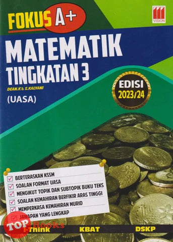 Fokus A+ Kssm Matematik Tingkatan 3 2023 - MPHOnline.com