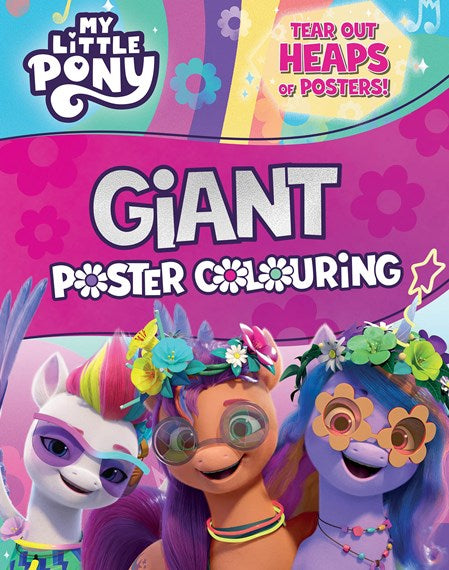 My Little Pony Giant Poster Colouring Pad - MPHOnline.com