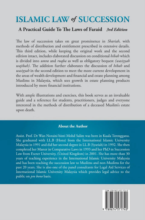 Islamic Law of Succession (3E) - A Practical Guide to the Law of Faraid - MPHOnline.com