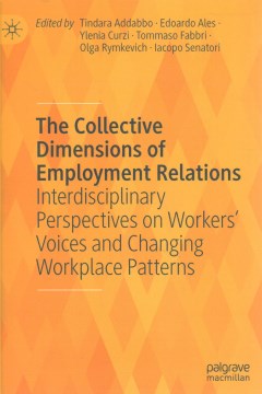 The Collective Dimensions of Employment Relations - MPHOnline.com