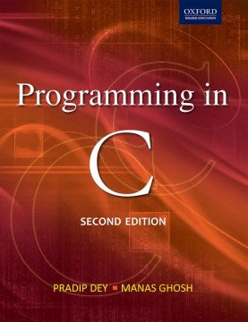 PROGRAMMING IN C 2ED - MPHOnline.com