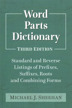 Word Parts Dictionary - MPHOnline.com