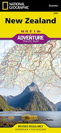 National Geographic Adventure Map New Zealand - MPHOnline.com