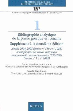 Bibliographie Analyque De La Priere Grecque Et Romanie - MPHOnline.com