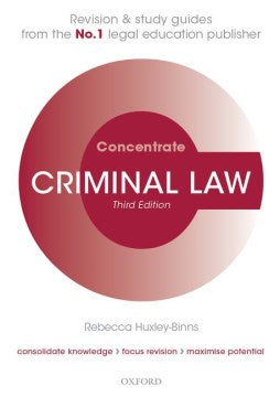 CRIMINAL LAW CONCENTRATE 3ED - MPHOnline.com
