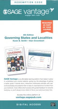 Governing States and Localities Sage Vantage Access Code - MPHOnline.com