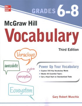 McGraw Hill Vocabulary Grades 6-8, Third Edition - MPHOnline.com