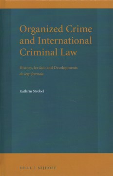 Organized Crime and International Criminal Law - MPHOnline.com