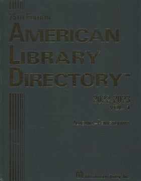 American Library Directory 2022-2023 - MPHOnline.com