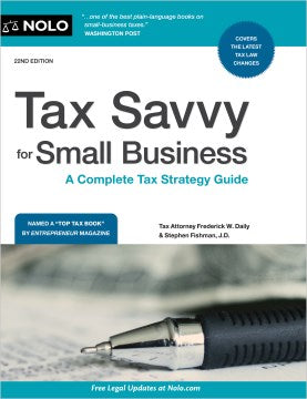 Tax Savvy for Small Business - MPHOnline.com