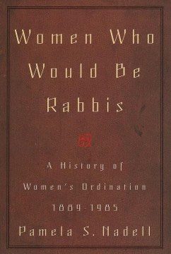 Women Who Would Be Rabbis - MPHOnline.com