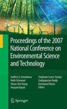 Proceedings of the 2007 National Conference on Environmental Science and Technology - MPHOnline.com