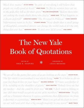 The New Yale Book of Quotations - MPHOnline.com