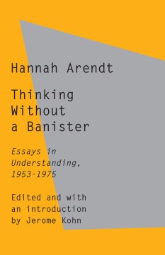 Thinking Without a Banister (Paperback) - MPHOnline.com