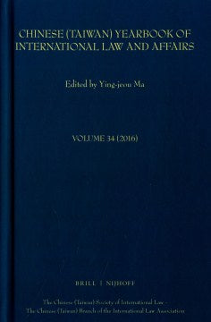 Chinese (Taiwan) Yearbook of International Law and Affairs - MPHOnline.com