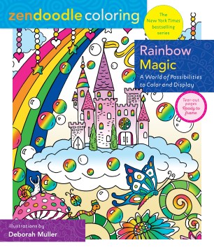 Zendoodle Coloring: Rainbow Magic - MPHOnline.com