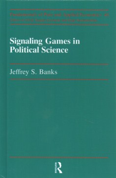 Signaling Games in Political Science - MPHOnline.com