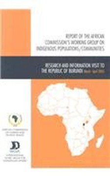 Report of the African Commission's Working Group on Indigenous Populations/Communities - MPHOnline.com