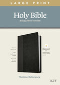 Thinline Reference Bible Largeprt - Black - MPHOnline.com