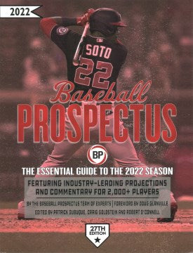 Baseball Prospectus 2022 - MPHOnline.com