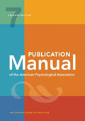 Publication Manual of the American Psychological Association - MPHOnline.com