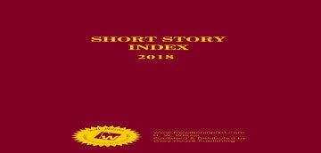 Short Story Index 2018 - MPHOnline.com